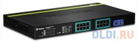  TRENDnet (TPE-1620WS) 16-port Gigabit Web Smart PoE+ Switch (16port 10/100/1000Mbps+2Comb