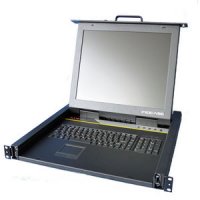  Procase (E1716) 1U    LCD 17" + 16-port KVM Switch USB  PS/2