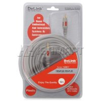   DeLink 1RCA-1RCA 15 , Grey, 