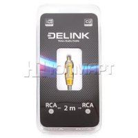   DeLink 1RCA-1RCA 2 , Grey, 