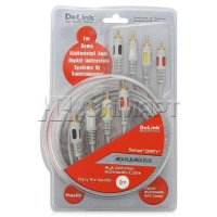   DeLink 4RCA - 4RCA 2 , Grey, 