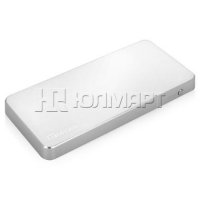   Molecula PB-10-01SLW, 2 USB-, Li-Pol, 10000 mAh, max 2,1 A,  Micro-