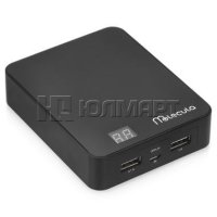   Molecula PB-10-02DB, 2 USB-, Li-Pol, 10400 mAh, max 2,1 A,  Micro-U