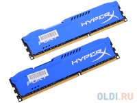  DDR3 16Gb (pc-15000) 1866MHz Kingston HyperX Fury Blue Series CL10 Kit of 2 (Retail) (HX318C1