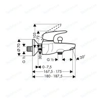  Hansgrohe Metris E,  ,  (31470000)