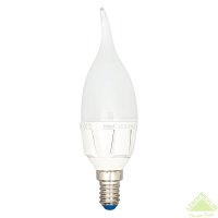 Uniel LED-C37-6W/WW/E14/FR ALM01WH   6  560  3000  D37x106 