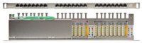 NIKOMAX NMC-RP24SE2-HU-MT  19", 0,5U, 24 , .6, RJ45/8P8C, 110/KRONE, T568A/B, 