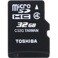   MicroSDHC 32GB Class10 UHS I Toshiba (SD-C032UHS1(6A) + adapter