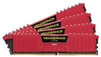  DDR4 4x4Gb 2666MHz Corsair (CMK16GX4M4A2666C15R) RTL Unbuff Red