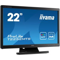 21.5"   IIYAMA ProLite T2252MTS-B3 (Black) (Dual-Touch LCD,Wide,1920x1080,D-Sub,DVI,HDMI) [