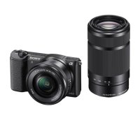  Sony Alpha A5100 Kit 16-50, 55-210 mm Black