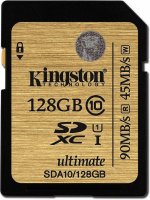   128Gb - Kingston HC Ultimate UHS-I Class 10 - Secure Digital SDA10/128GB