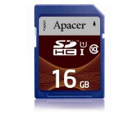   16Gb - Apacer High-Capacity UHS-I Class 10 - Secure Digital AP16GSDHC10U1-R