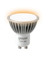   Gauss LED GU10 5W SMD AC150-265V 2700K FROST EB101506105