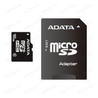   A-DATA microSDHC/UHS-I Class 10 16 GB + SD adapter (AUSDH 16 GUICL 10-RA1)