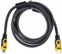  HDMI-HDMI, 1.8m, Buro (HDMI 19M-19M BRAID)