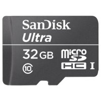   SanDisk Ultra microSDHC Class 10 UHS-I 30MB/s 32GB + SD adapter