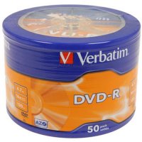  DVD-R 4.7Gb Verbatim 16x Shrink/50 DataLife Ink Print 43793