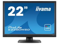  21.5" Iiyama PLB2280HS-B1 ProLite TFT TN 1920x1080 0,248mm; 250cd/m2; 5ms; 1000:1: DVI-D; D-