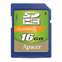   Apacer (microSDHC-16Gb Class4) microSDHC Memory Card