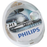   Philips H1 3350K X-treme Vision +130% , 12V-55W P14,5s,  2 , 12258XV