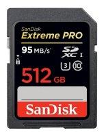   Sandisk   512Gb Sd Sdxc Class 10 Uhs-I Extreme Pro, 95 Mb/s (Sdsdxpa-512G-G46)