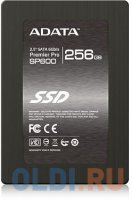   SSD 2.5" 256 Gb ADATA SP600 SATA III (JMicron, R480/W250MB/s, 7mm) (ASP600S