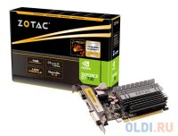  1Gb (PCI-E) Zotac GT730 LP c CUDA (ZT-71106-10L) GDDR3, 64 bit, HDCP, 2*DVI, HDMI, Retail