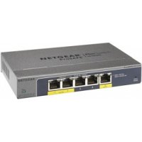 NETGEAR (GS105PE-10000S) ProSafe Gigabit Switch (2UTP 10/100/1000Mbps +2UTP 1000Mbps PoE PSE