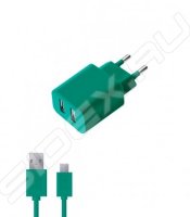    2 USB 2,1  + - microUSB (Deppa Ultra Colors 11367) (