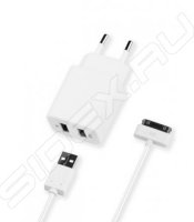    2 USB 2.1  + - 30-pin  Apple (Deppa Ultra 11302) ()