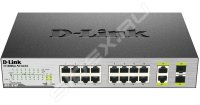    D-Link DES-1018P, A1A, 8 Ports 10, 100 Mbps PoE + 8 Ports 10, 100 Mb