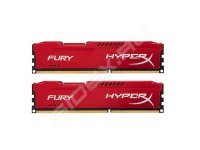   Kingston 8GB 1866MHz DDR3 CL10 DIMM (Kit of 2) HyperX FURY Red Series (HX318C10FRK2/8)