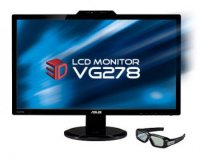  27" Asus VG278H  TN LED 3D 1920x1080 50000000:1 300 cd/m^2 2ms DVI-Dx2 HDMI VGA 