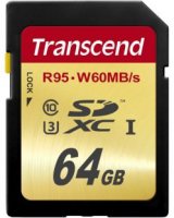   SDXC 64GB Class 10 Transcend TS64GSDU3