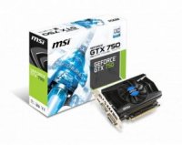  MSI 2048Mb GF GTX 750Ti N750Ti-2GD5 / OCV1 DVI, HDMI Ret