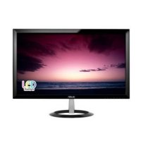  23" ASUS VX238T gl.Black, LED, 1920x1080, 5ms, 250 cd/m2, ASCR 80M:1, D-Sub, DVI-D (HDCP), 1