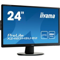  iiYama ProLite X2483HSU-B2 23,8", 1920x1080, 4ms, D-SUB + DVI-D + HDMI, USB, Spks, Black