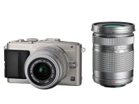  Olympus PEN E-PL5 Double Kit 14-42 mm II R & 40-150 mm R Silver-Silver-Silver