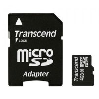   4Gb - Transcend - Micro Secure Digital HC Class 10 TS4GUSDHC10    SD