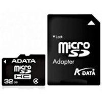   ADATA (microSDHC-32Gb Class4 + microSD--)USB Adapter) microSecureDigital High Capacity