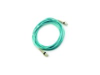 HP  LC to LC Multi-mode OM3 2-Fiber 2.0m 1-Pack Fiber Optic Cable (aj835a)