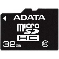   MicroSD 32Gb A-DATA microSDHC Class 10 (AUSDH32GCL10-R)