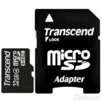   Transcend MicroSD(TransFlash) 32Gb HC Class4 +  SD / TS32GUSDHC4