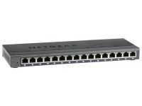  Netgear (GS116E-100PES) Prosafe Plus 16-port 10/100/1000Mbps, ext. power supply