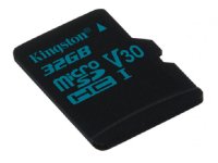   32GB - Kingston microSDHC Canvas Go 90/45 U3 UHS-I V30 Single Pack W/O Adptr SDCG2/32GB