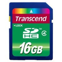   MicroSD 16Gb Transcend (TS16GUSDHC10-P3) Class 10 microSDHC + USB2.0 Card reader