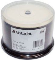  DVD-R Verbatim 8.5Gb 8x, 50 ., Double Layer Printable, Spindle (43819)