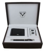   Visconti Homo Sapiens MEDIUM Steel f.pen+cufflinks+wallet (003-113-58999F-011) 