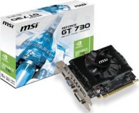  2048Mb MSI GeForce GT710 PCI-E GDDR3 64bit DVI HDMI VGA HDCP GT 710 2GD3 LP Retail